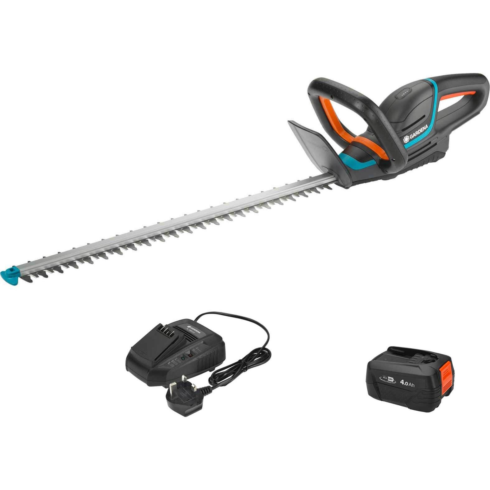 Image of Gardena COMFORTCUT P4A 18v Cordless Hedge Trimmer 600mm 1 x 4ah Li-ion Charger