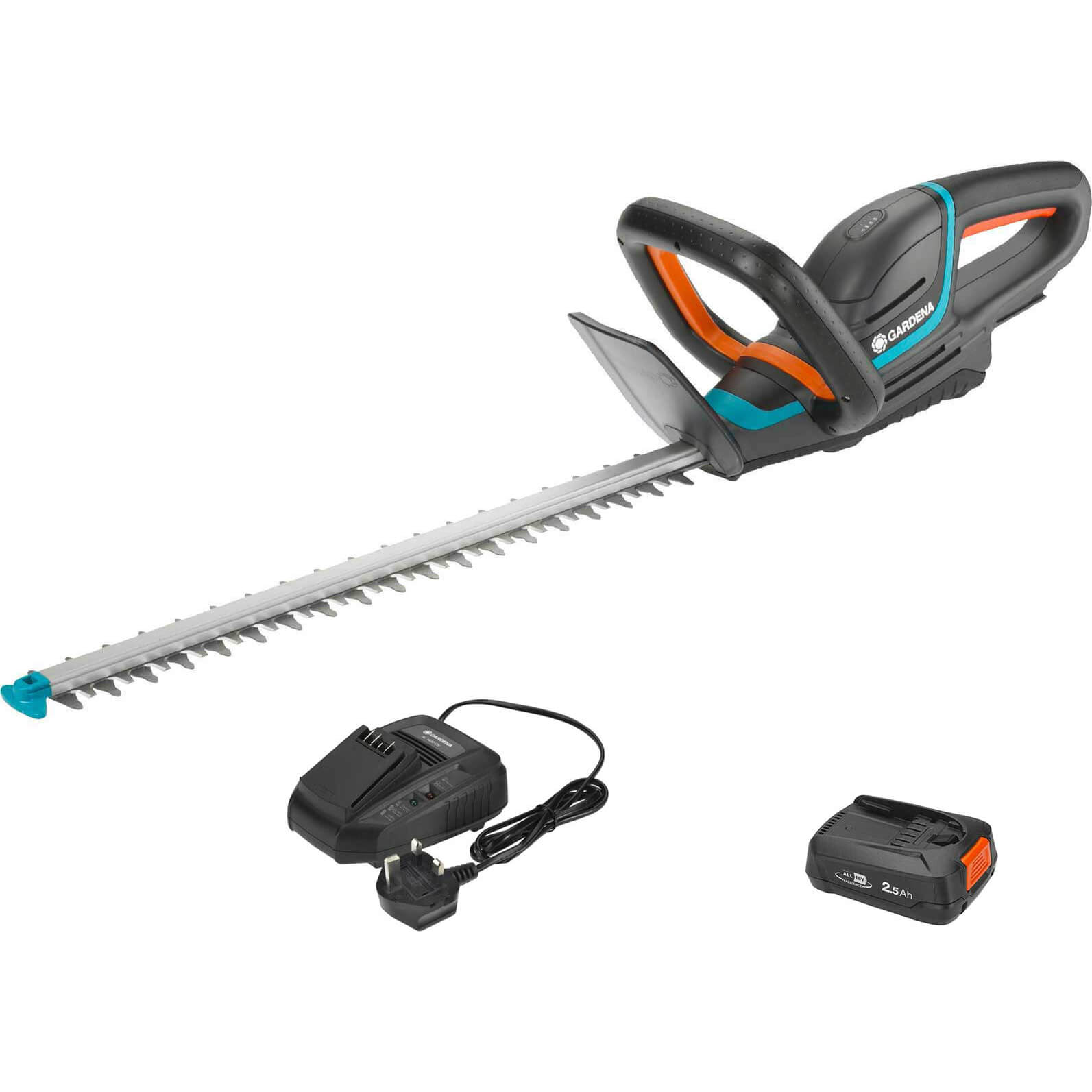 Image of Gardena COMFORTCUT P4A 18v Cordless Hedge Trimmer 500mm 1 x 2.5ah Li-ion Charger