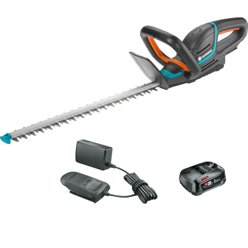 Gardena COMFORTCUT P4A 50 18v Cordless Hedge Trimmer 500mm 1 x 2ah Li-ion Battery Charger