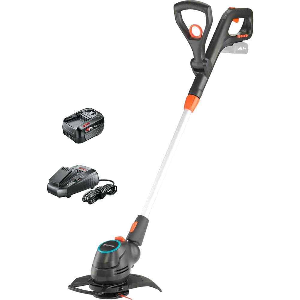 Gardena COMFORTCUT 23 P4A 18v Cordless Grass Trimmer and Edger 230mm 1 x 4ah Li-ion Battery Charger