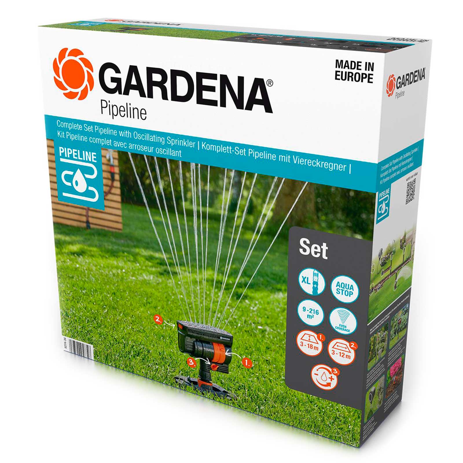 Gardena PIPELINE Complete Set with Sprinkler