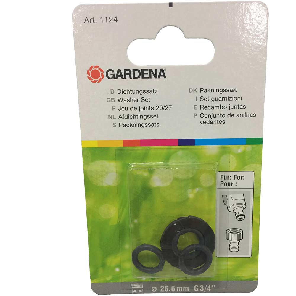 Image of Gardena ORIGINAL Replacement Connector SB Washer and O Ring Set