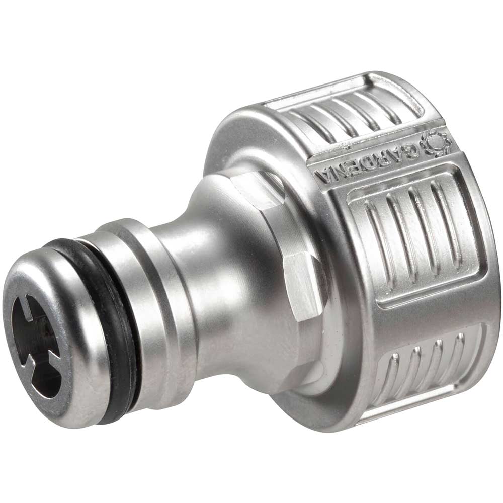 Gardena Premium Threaded Tap Hose Pipe Connector 21mm