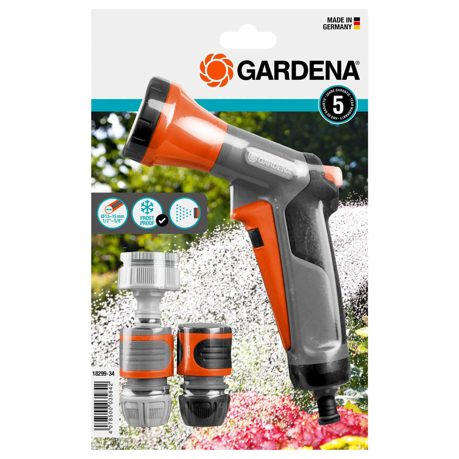 Image of Gardena ORIGINAL 4 Piece Water Spray Gun Set