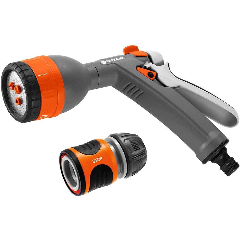 Image of Gardena 4 Pattern Cleaning and Water Spray Gun Set