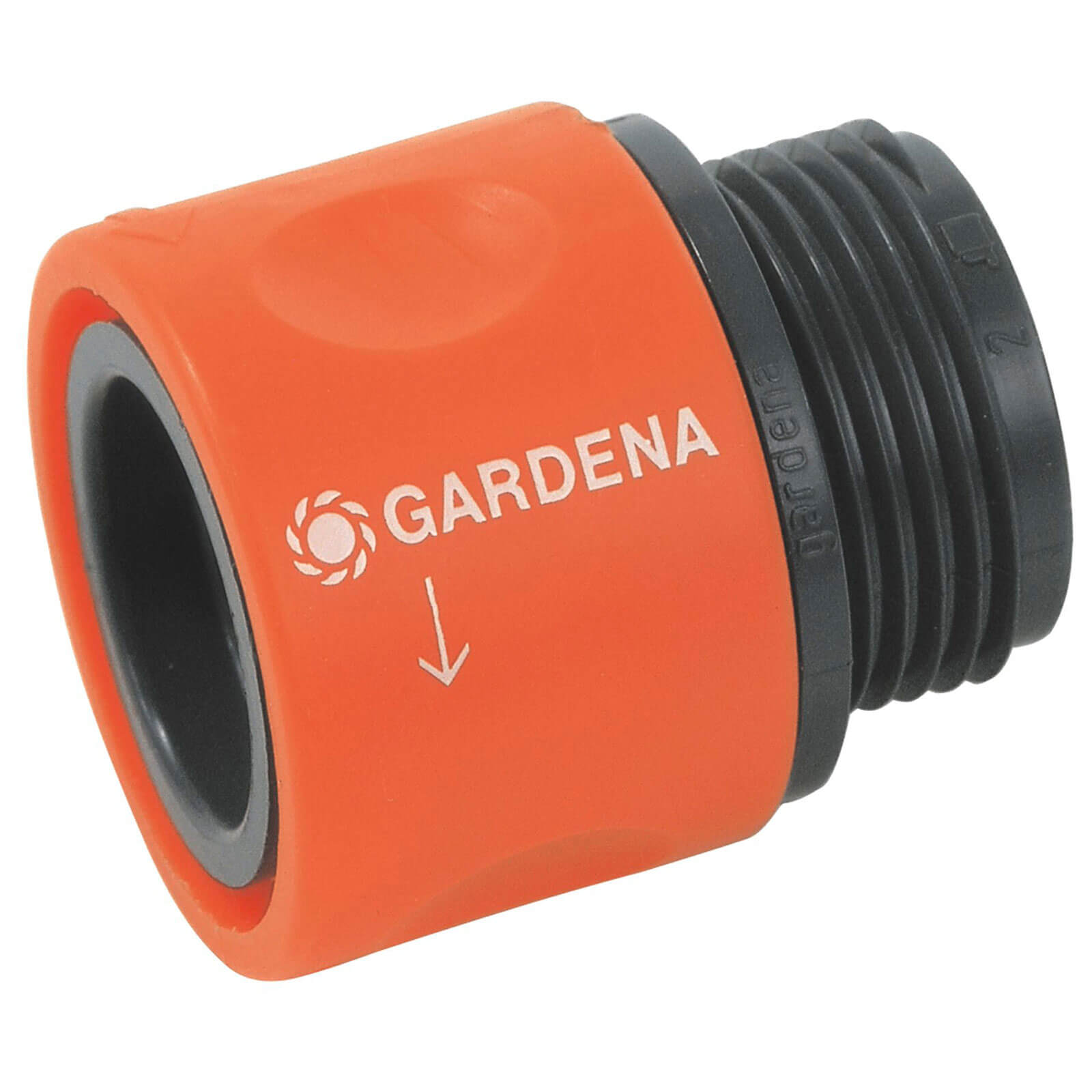 Image of Gardena ORIGINAL Threaded Hose Pipe Connector 26.5mm Pack of 1