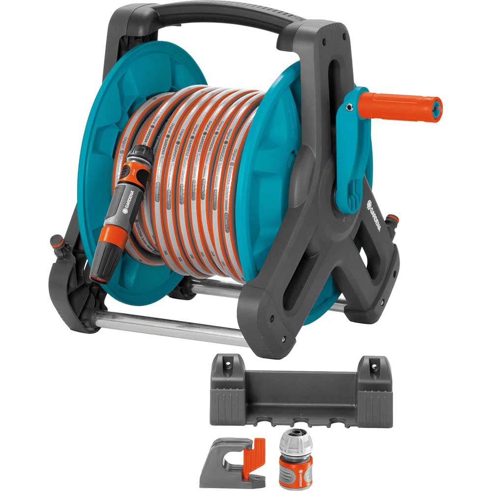 Image of Gardena Wall Mounted Hose Reel 1/2" / 12.5mm 20m