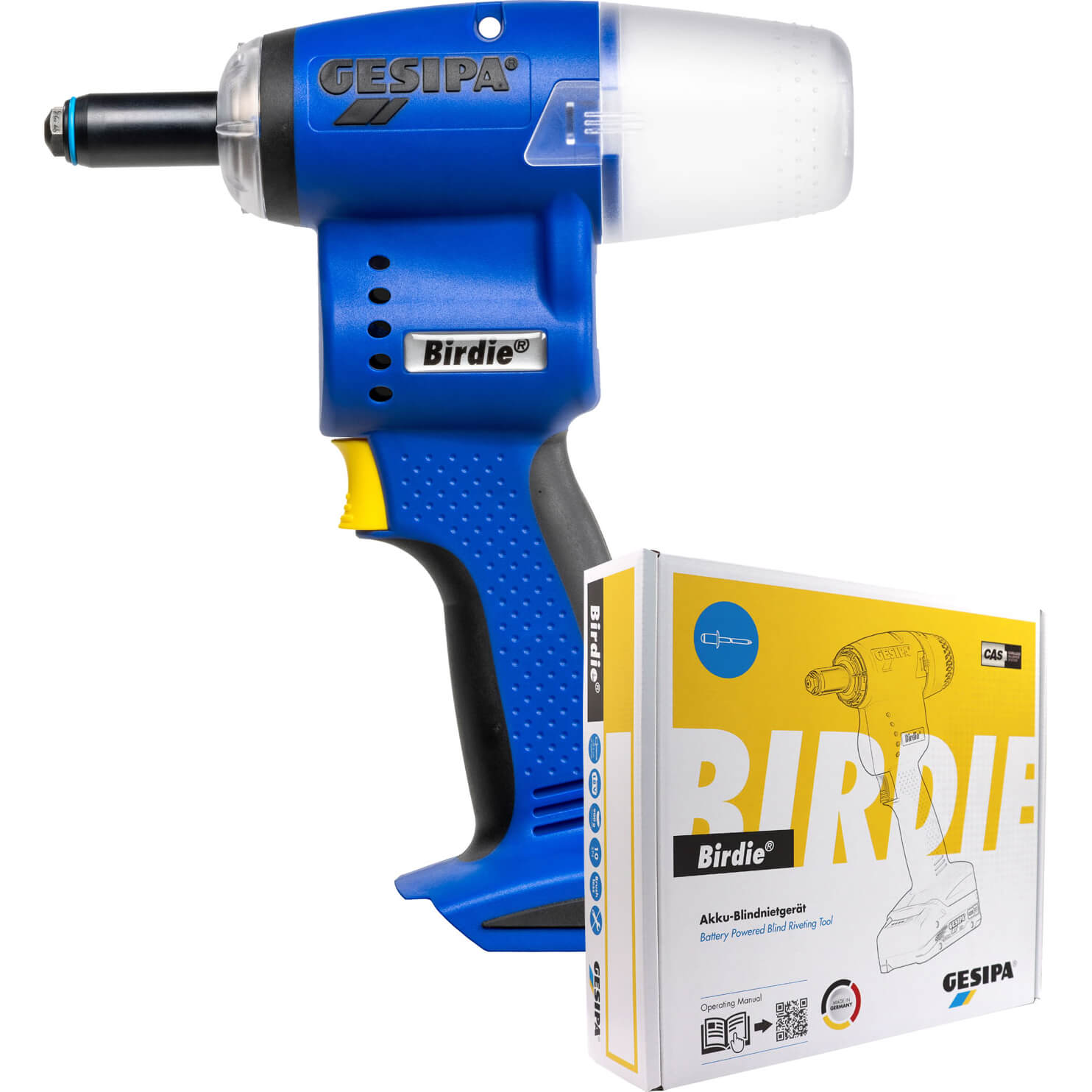 Image of Gesipa Birdie 18v Cordless Brushless Riveter Tool No Batteries No Charger No Case