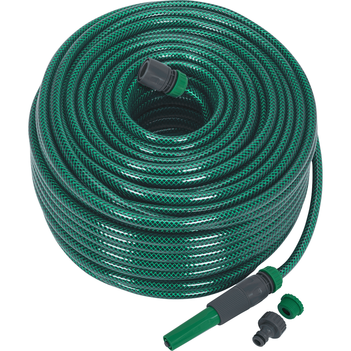 Sealey Garden Hose Pipe with Fittings 1/2