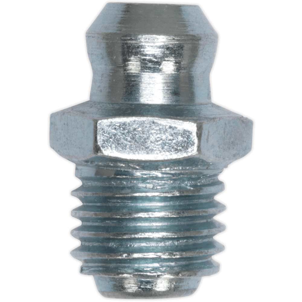 Sealey Grease Nipple Straight M8 X 1.25mm Pack of 25