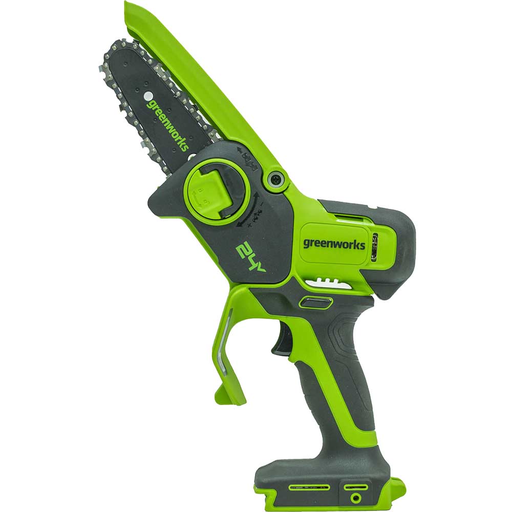 Image of Greenworks G24MCS10 24v Cordless Tree Pruner 100mm No Batteries No Charger