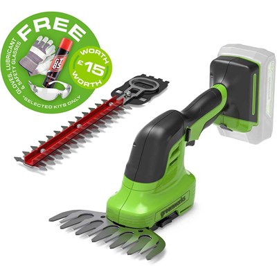 Greenworks G24SHT 24v Cordless Grass and Shrub Shears