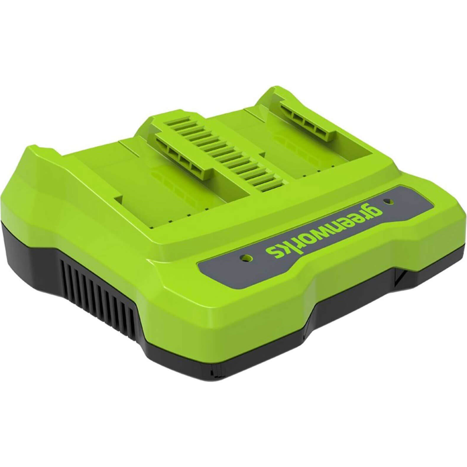 Image of Greenworks 24v Cordless 2A Twin Li-ion Battery Charger