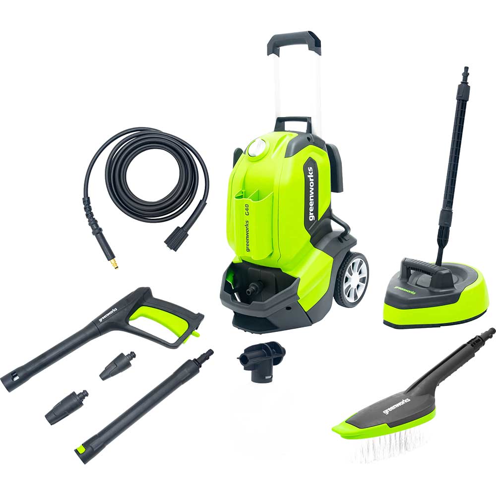 Image of Greenworks G40 Pressure Washer 135 Bar