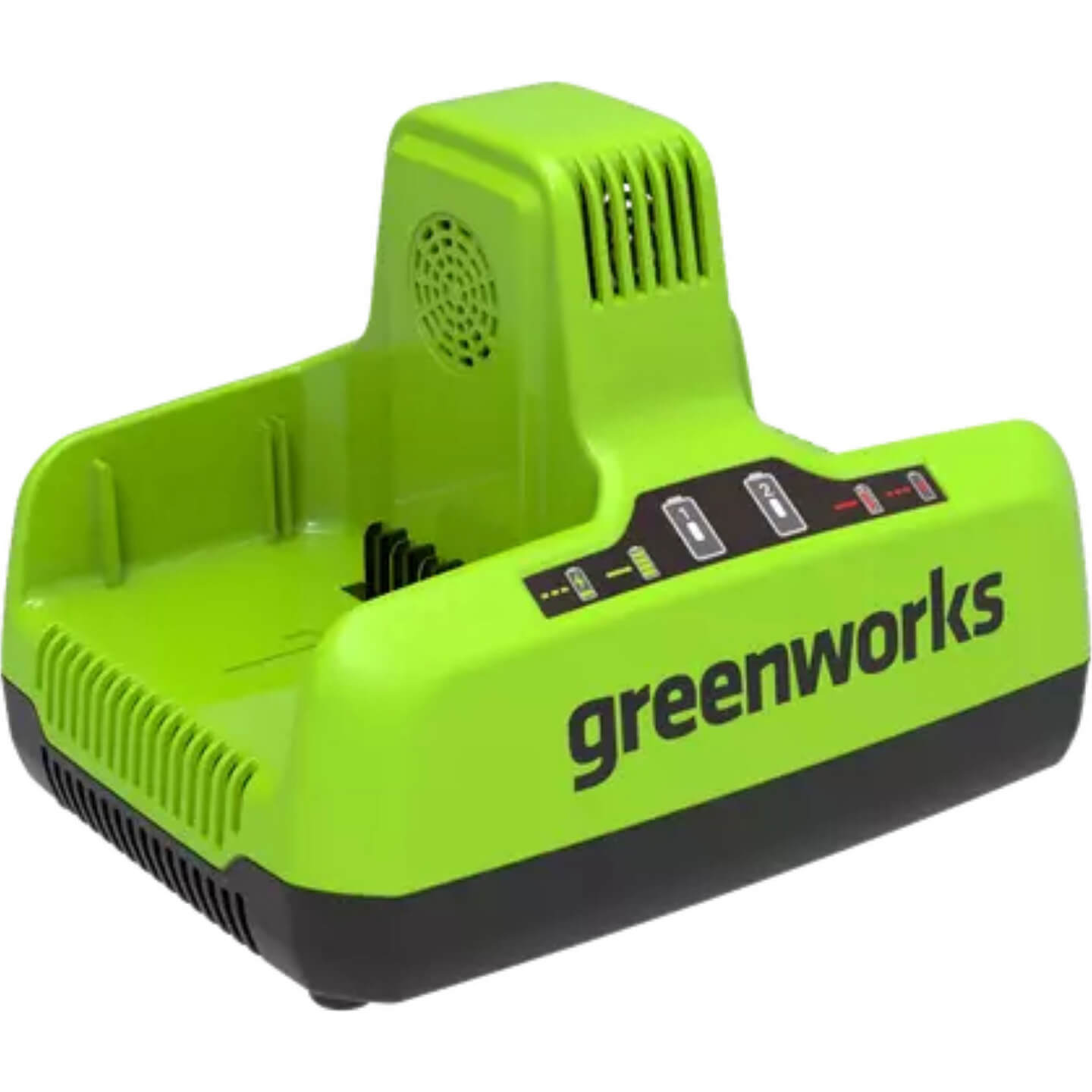 Photos - Power Tool Battery Greenworks 60v Cordless 6A Twin Fast Li-ion Battery Charger G60X2UC6 