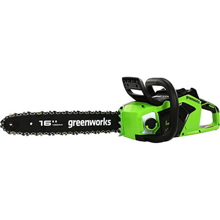 Image of Greenworks GD40CS18 40v Cordless Brushless Chainsaw 400mm No Batteries No Charger