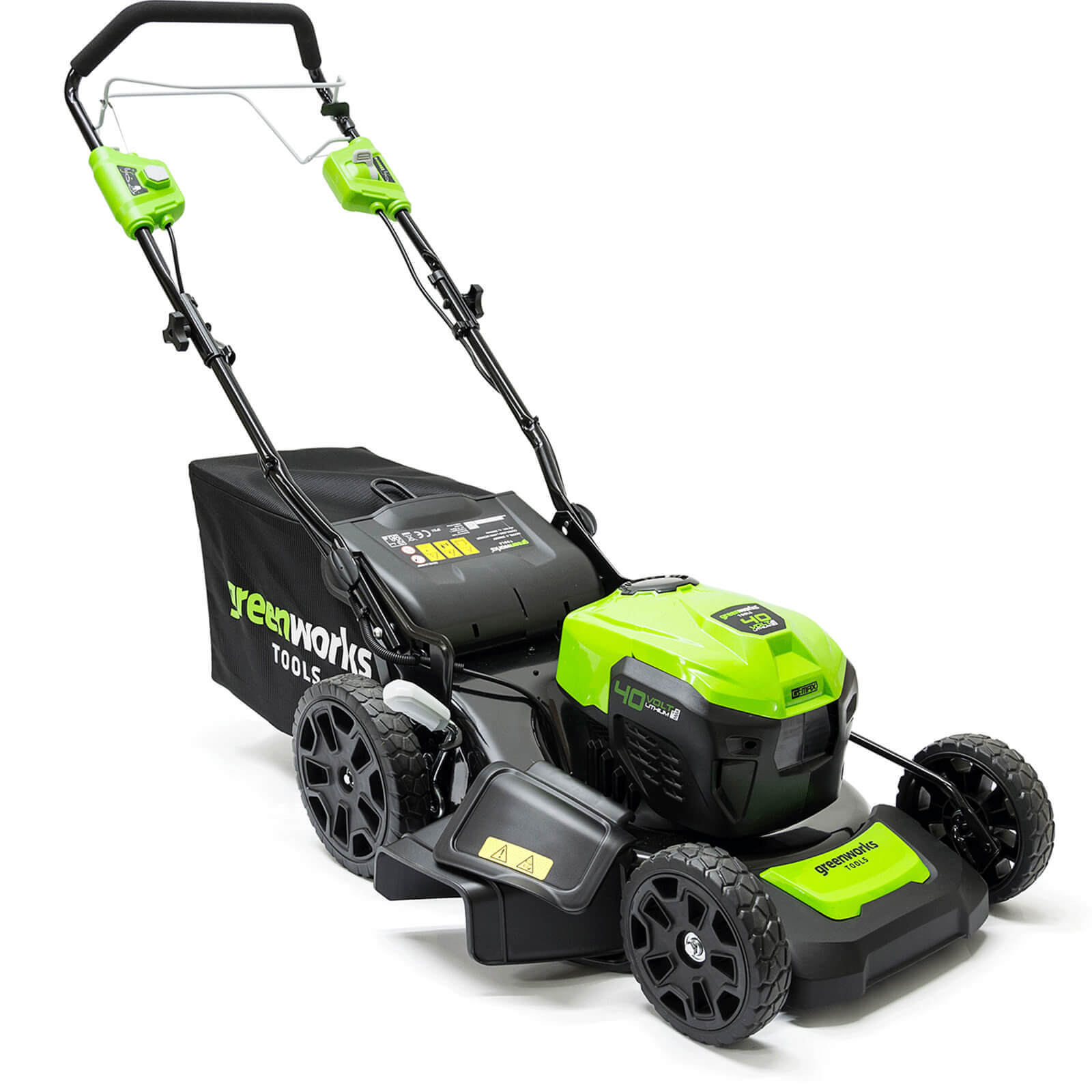 Greenworks GD40LM46SP 40v Cordless Self Propelled Rotary Lawnmower ...