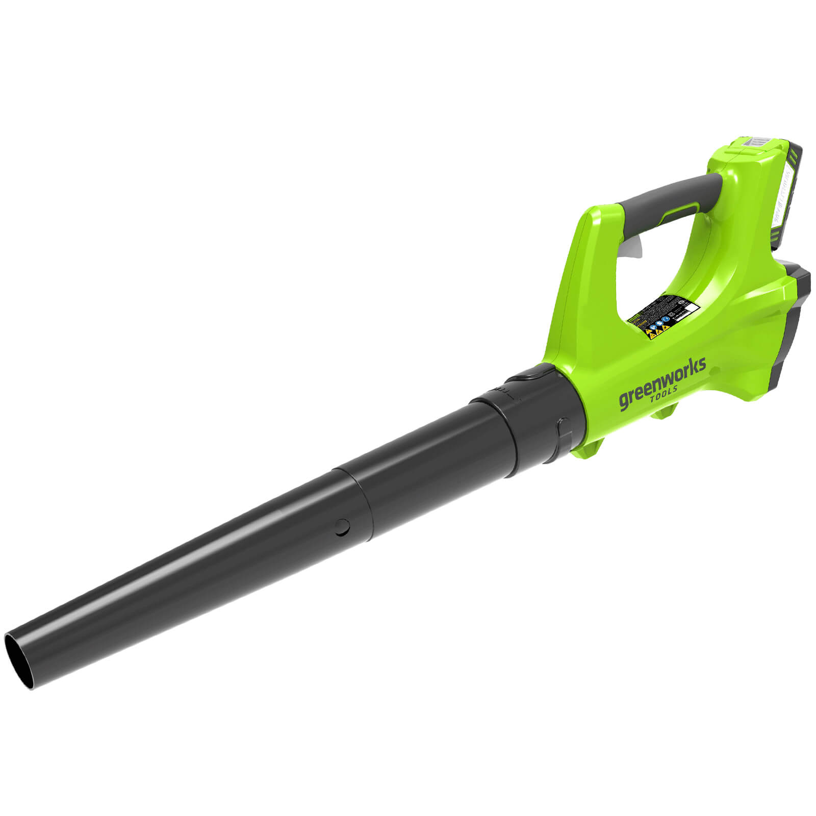 Image of Greenworks G24AB 24v Cordless Axial Garden Leaf Blower No Batteries No Charger