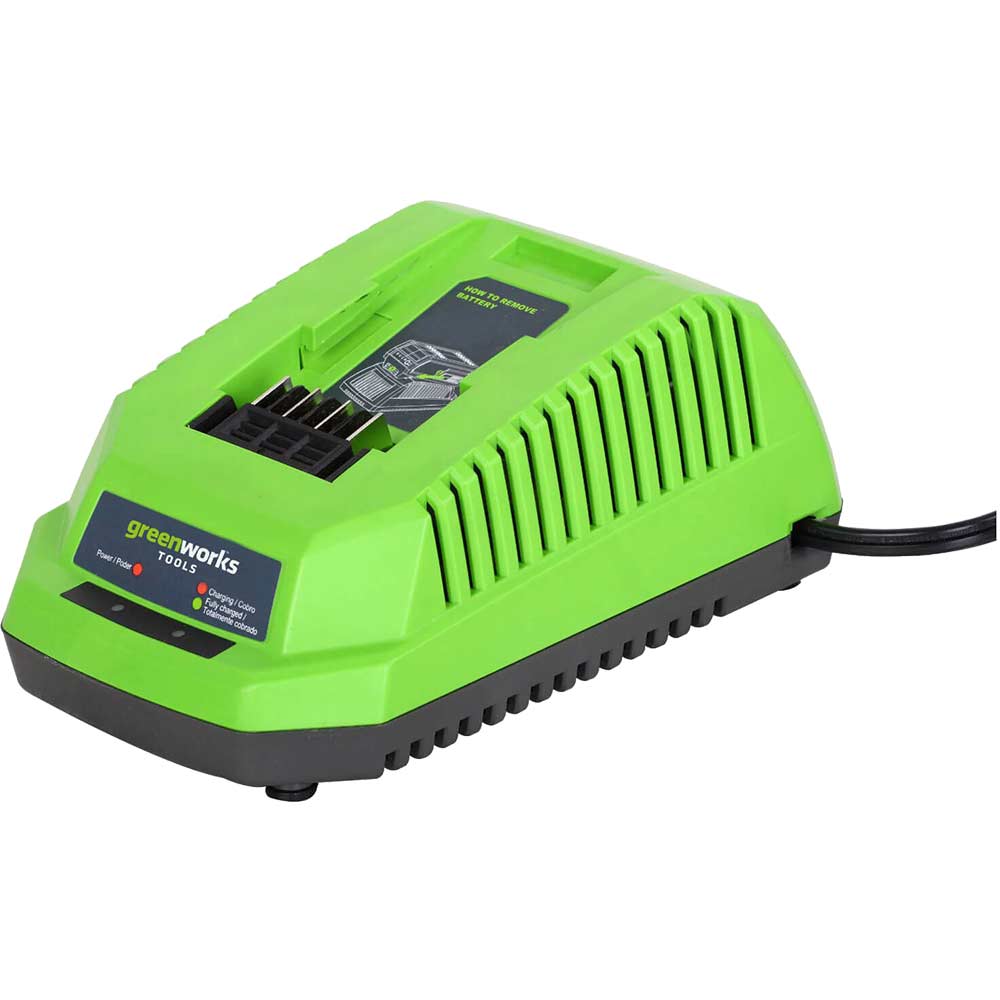 Image of Greenworks G40UC 40v Cordless Li-ion Fast Battery Charger 240v