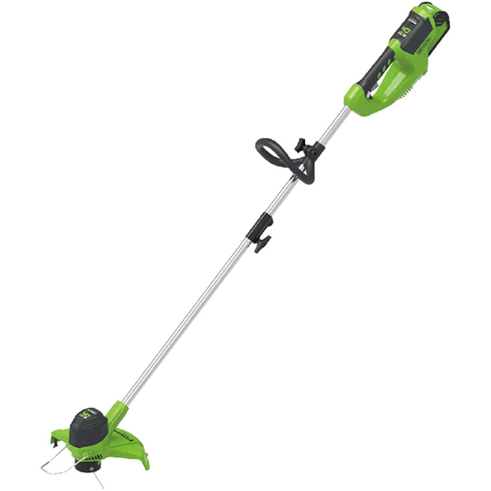 Image of Greenworks G40LT 40v Cordless Grass Trimmer 300mm 1 x 2ah Li-ion Charger