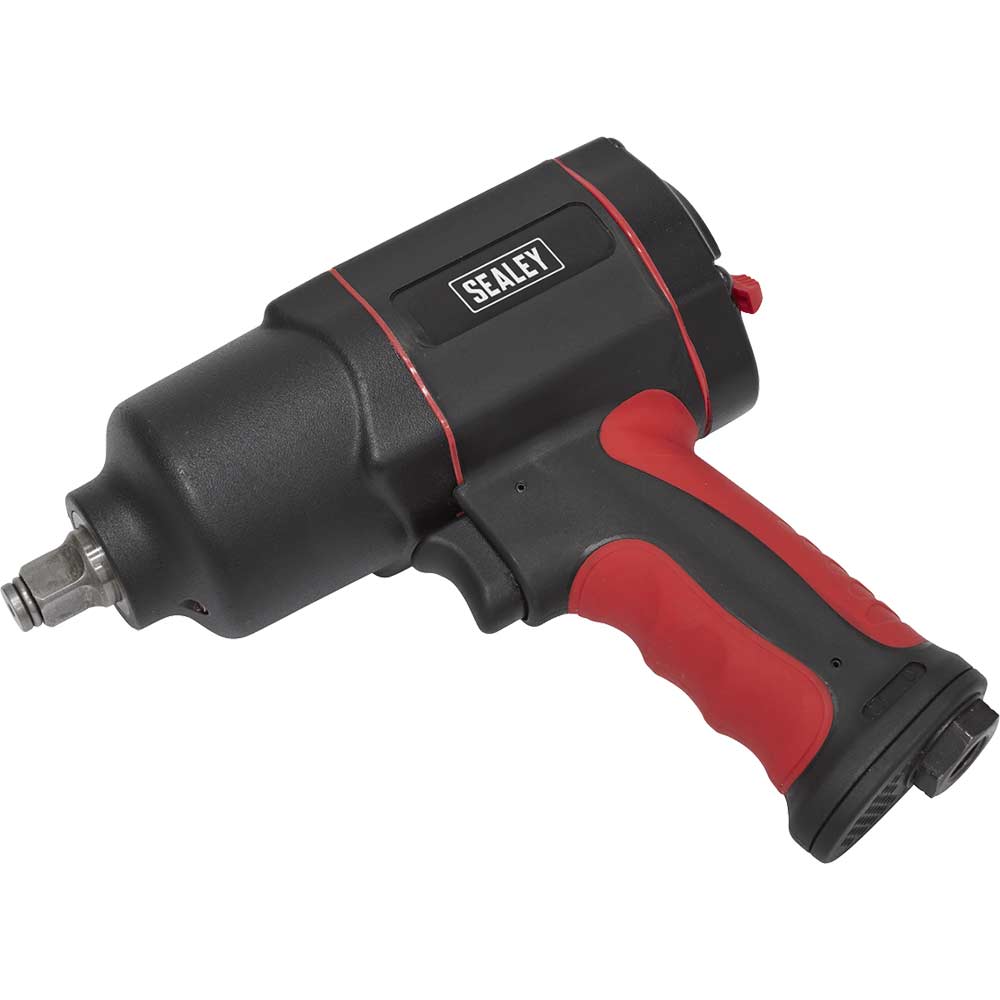 Image of Sealey GSA6006 Twin Hammer Composite Air Impact Wrench 1/2" Drive