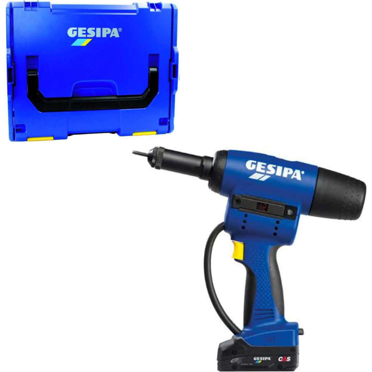 Gesipa Firebird Pro 18v Cordless Brushless Rivet Nut Tool 1 x 2ah Li-ion Charger Case