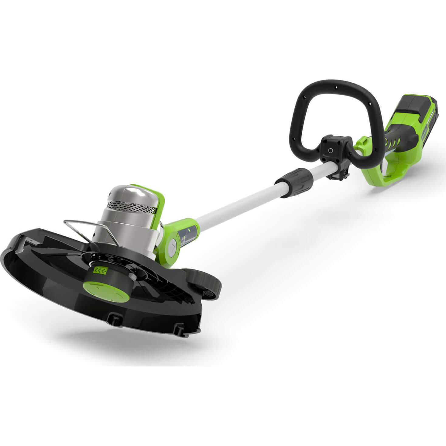 Greenworks G24LT 24v Cordless Deluxe Grass Trimmer and Edger 300mm 1 x 2ah Li-ion Charger