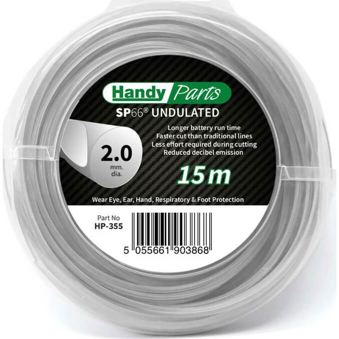 Image of Handy SP66 Undulated Nylon Line for Cordless Grass Trimmers 2mm 15m