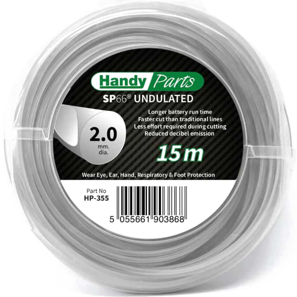 Image of Handy SP66 Undulated Nylon Line for Cordless Grass Trimmers 2mm 15m