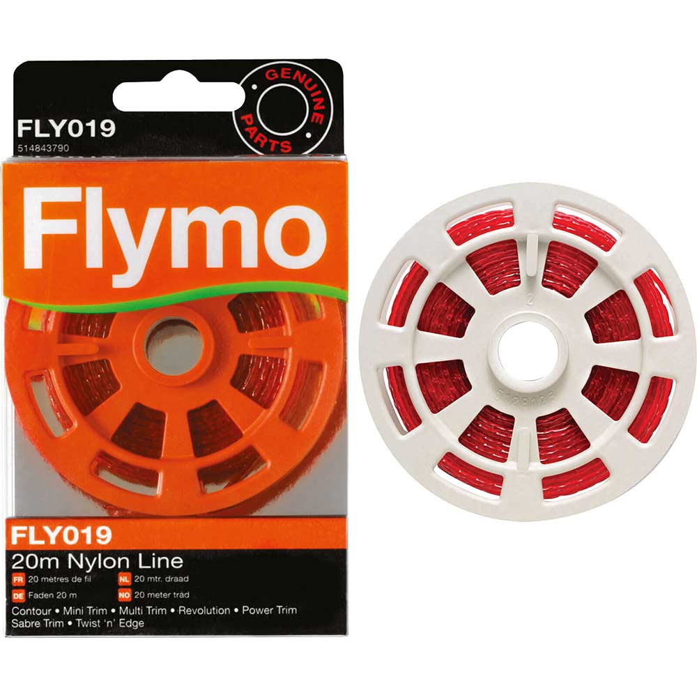Flymo FLY019 Genuine Line for Grass Trimmers Spool Line