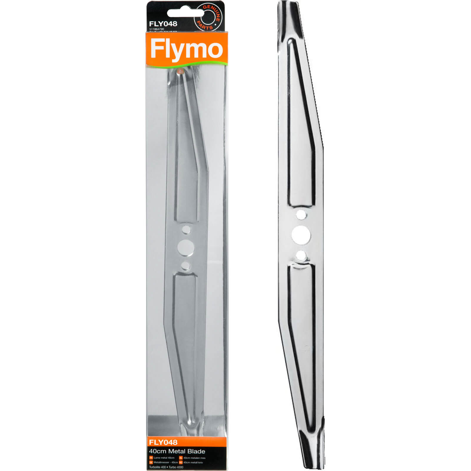 Image of Flymo FLY048 Genuine Blade for Turbolite 400 Lawnmowers 400mm Pack of 1