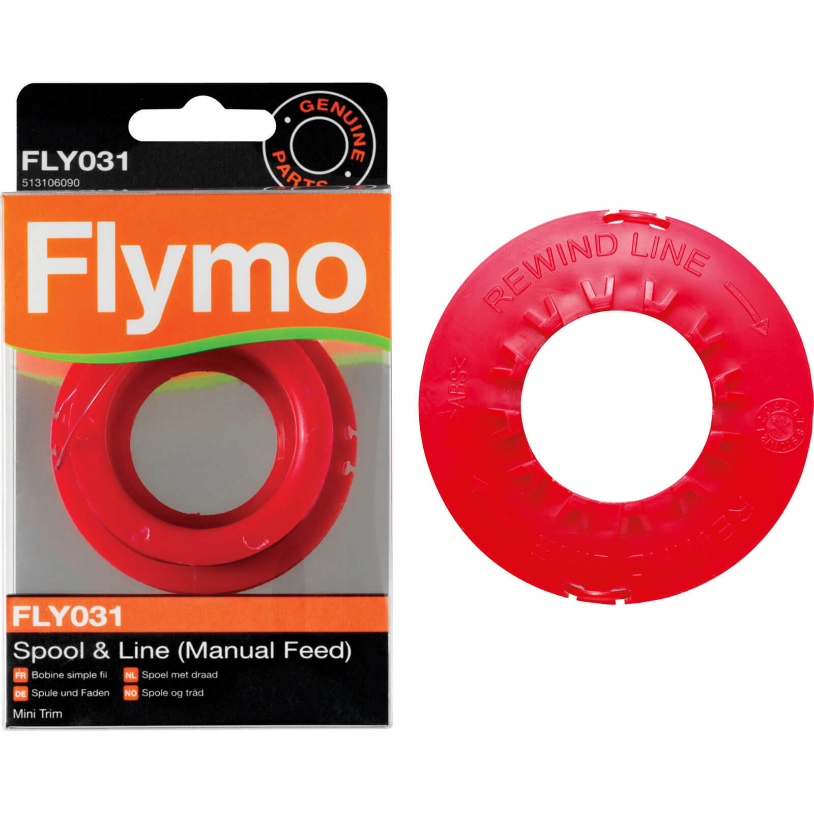 Image of Flymo FLY031 Genuine Spool and Line for Mini Trim Grass Trimmers Pack of 1