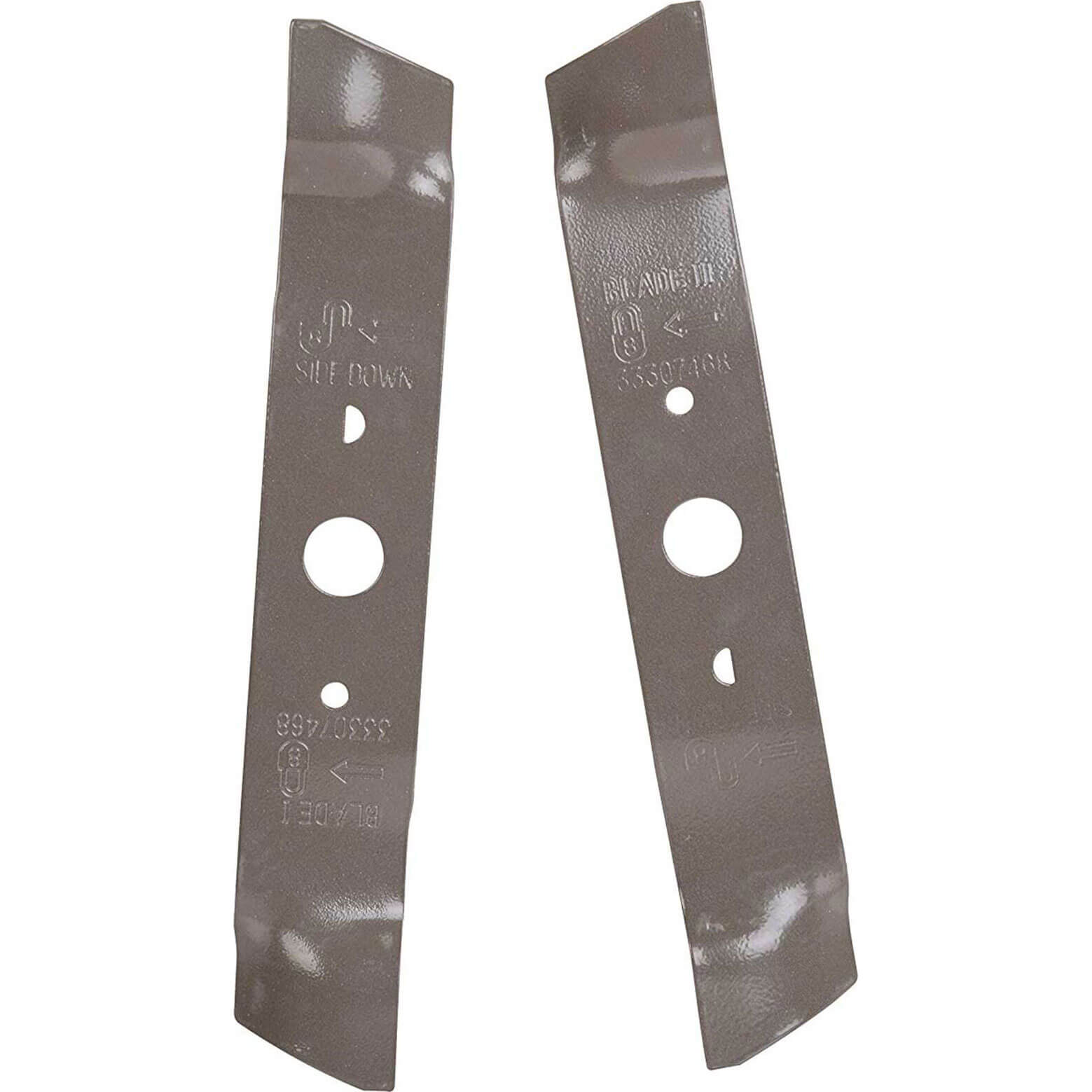Image of Greenworks Genuine Lawnmower Blades for G40LM49DB Pack of 2