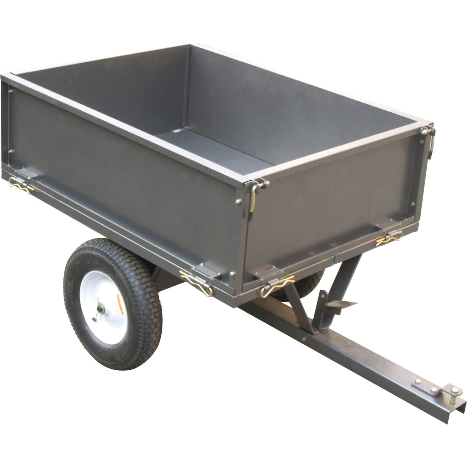 Image of Handy THGT500 Steel Garden Towable Dump Cart 227kg