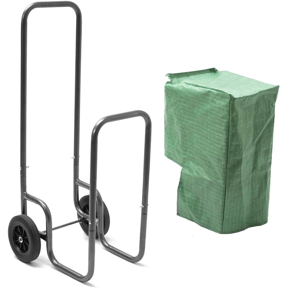 Image of Handy THLC Log Cart with Cover