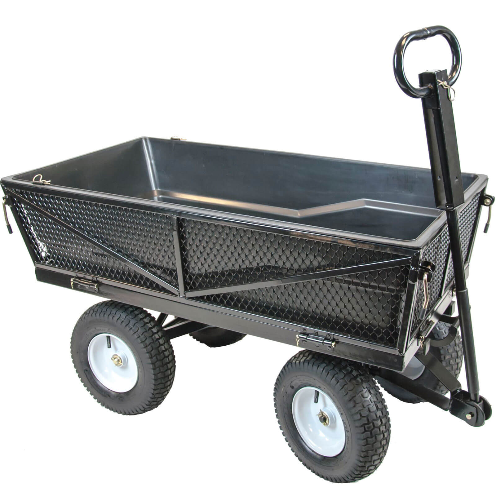Handy THMPC Multi Purpose Tipping Towable Garden Trolley 300kg