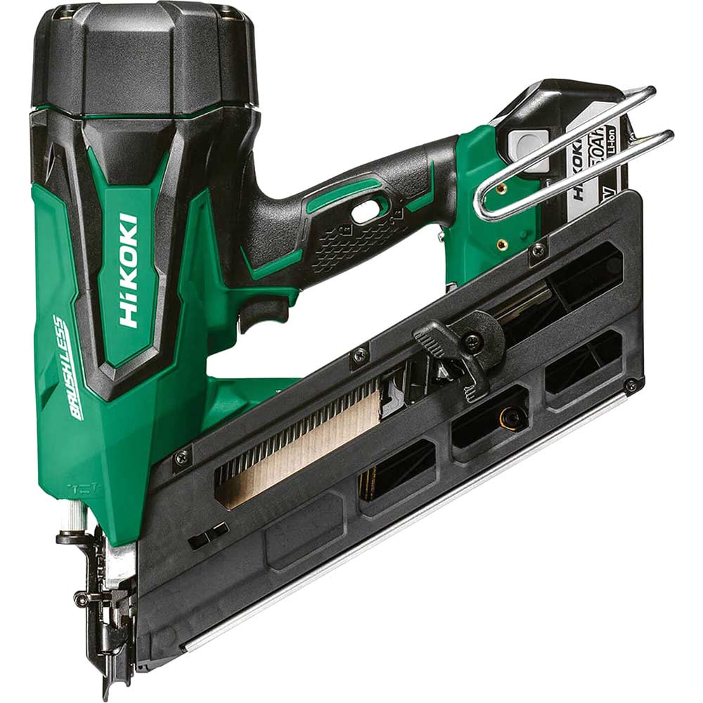 Hikoki NR1890DBCL Brushless Framing Nailer Gun 2 x 5ah Li-ion Battery Charger Case