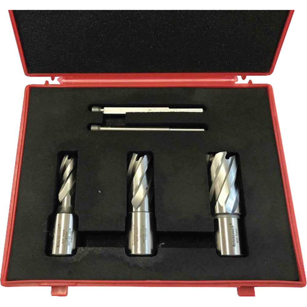 3 Piece HSS Raptor Mag Drill Cutter Set