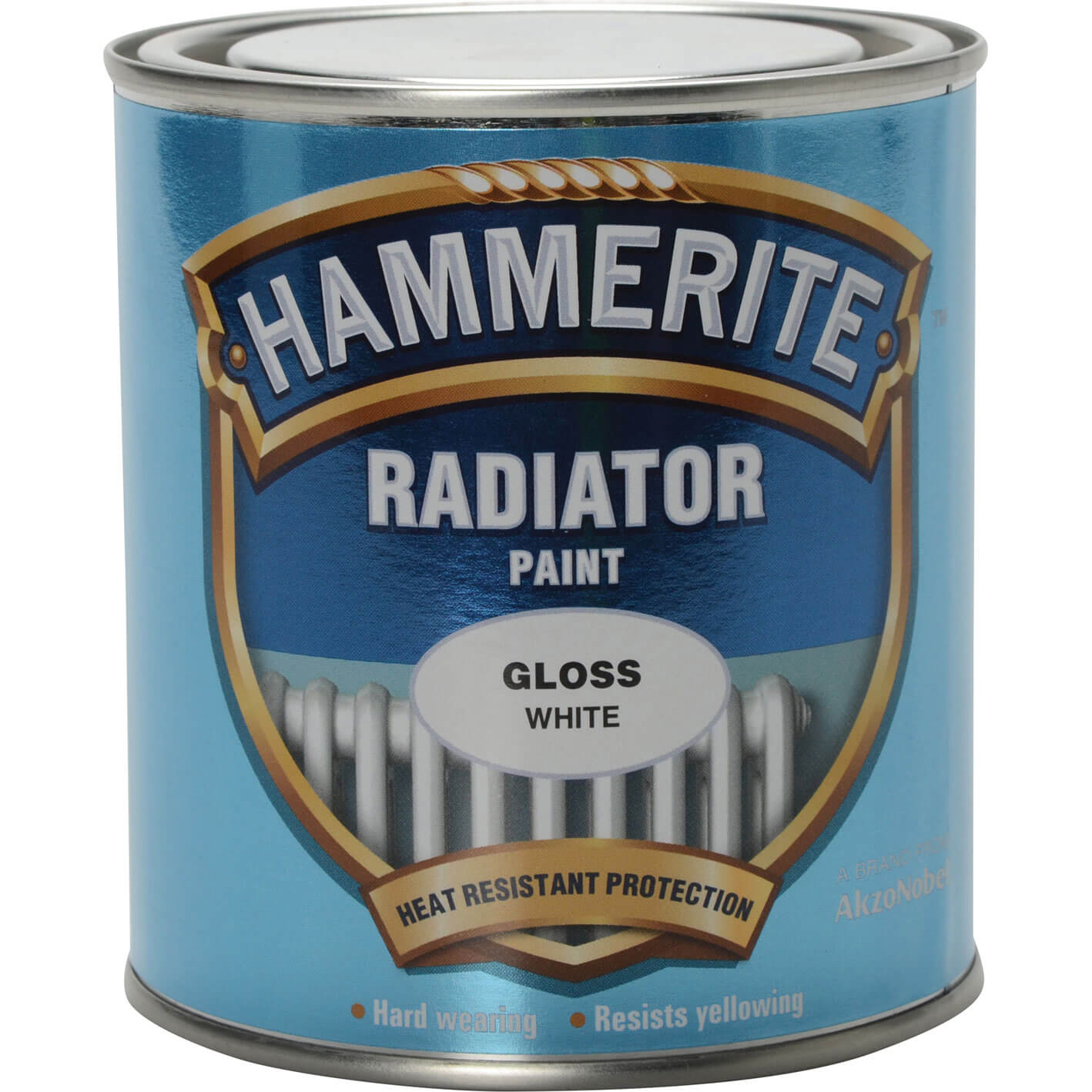 Image of Hammerite Radiator Enamel Paint Gloss White 500ml