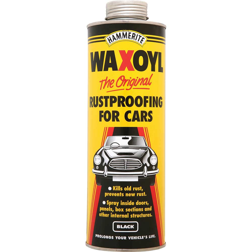 Hammerite Waxoyl Rust Remover and Protector Schutz Black 1l