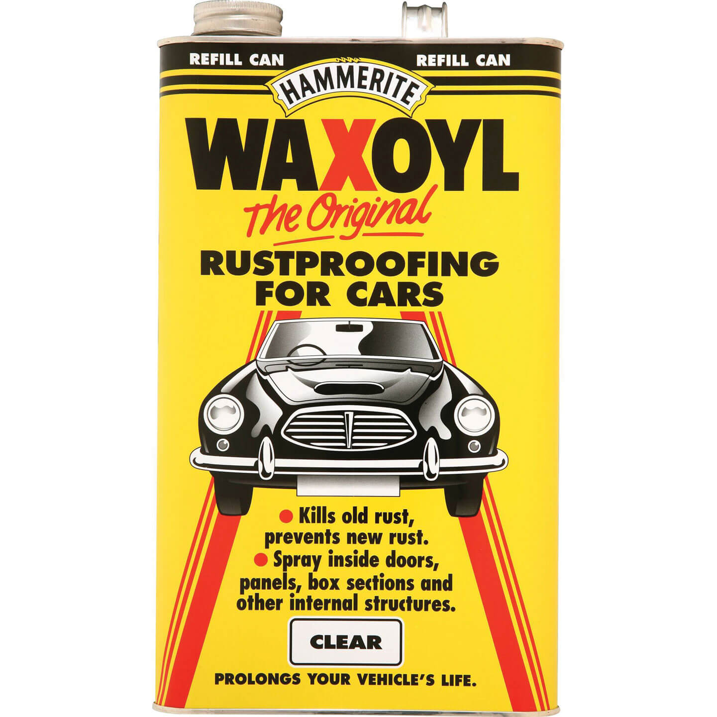 Image of Hammerite Waxoyl Refill Can Clear 5l
