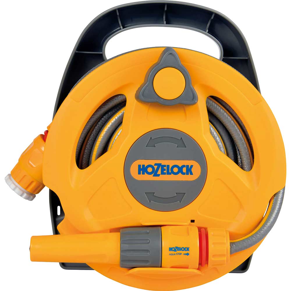 Image of Hozelock Micro Hose Reel 19/64" / 7.5mm 10m Grey & Yellow