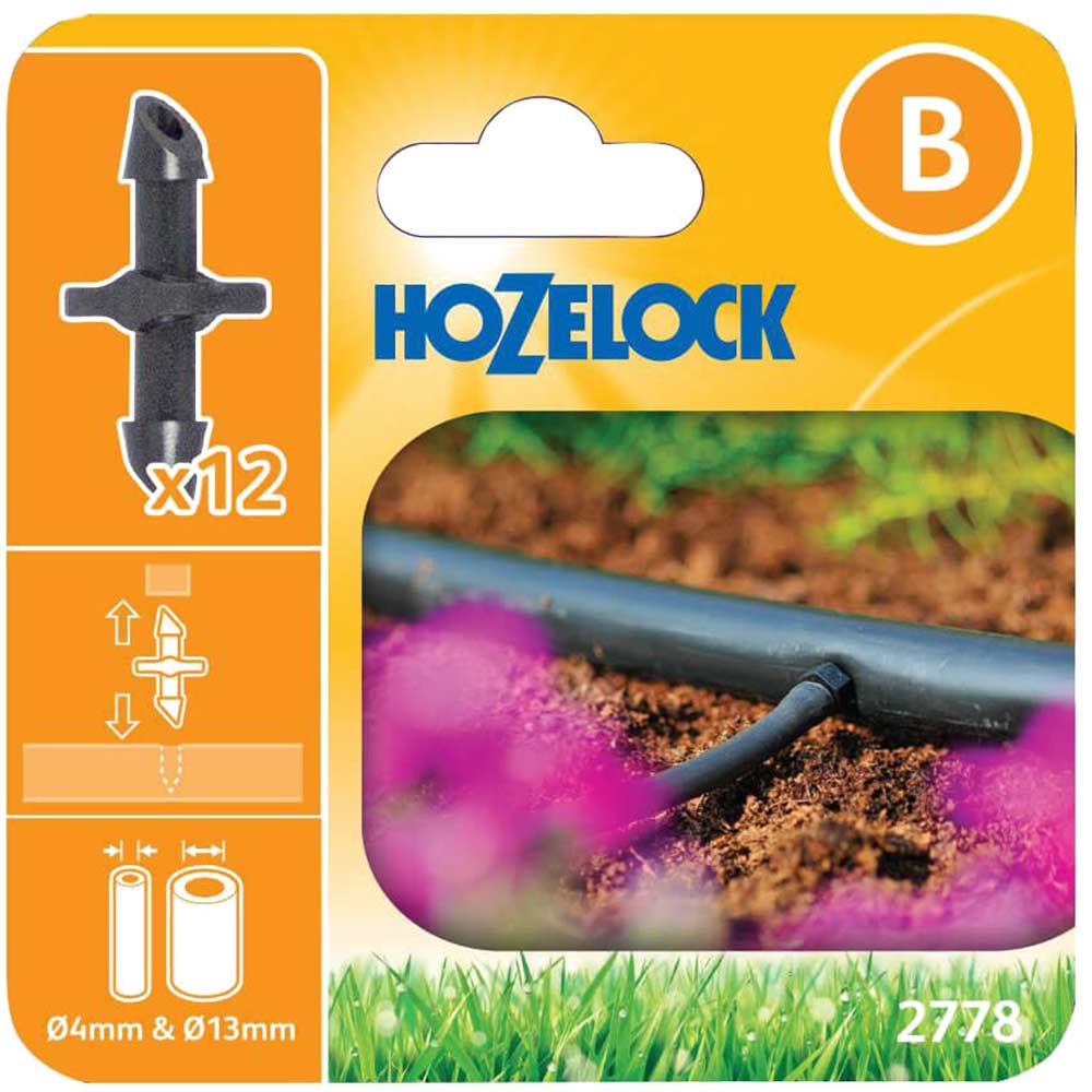 Image of Hozelock MICRO Straight Connector 5/32" / 4mm Pack of 12