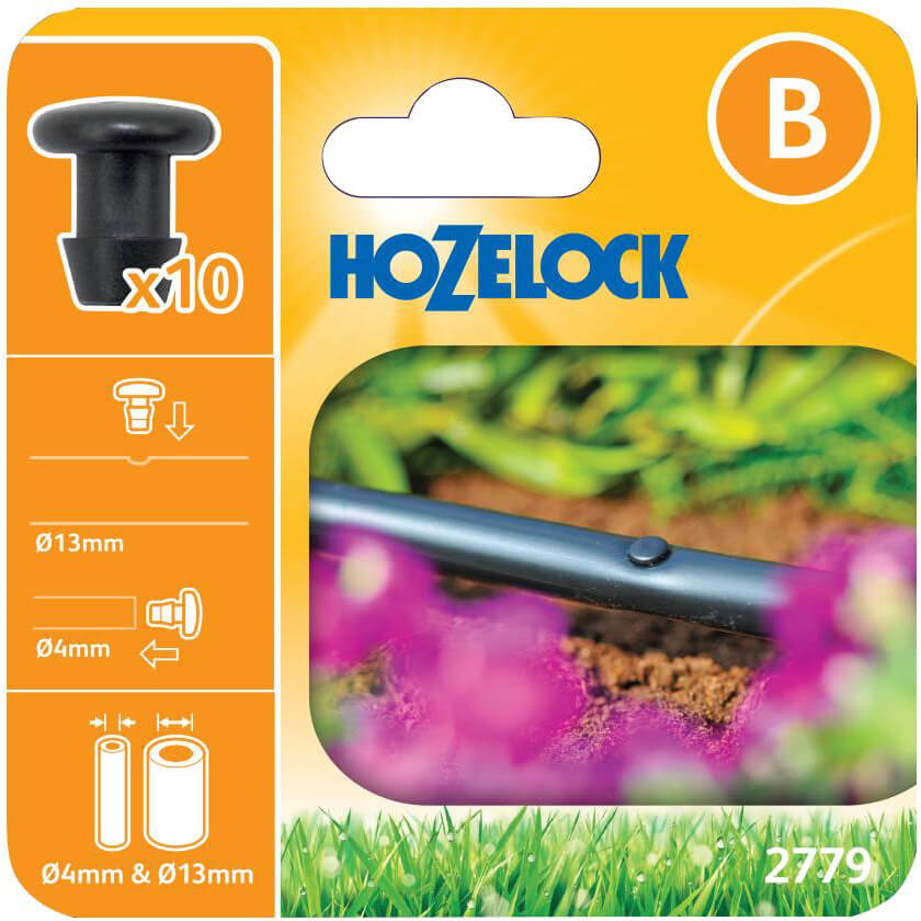 Image of Hozelock MICRO Blanking Plug 1/2" / 12.5mm Pack of 10