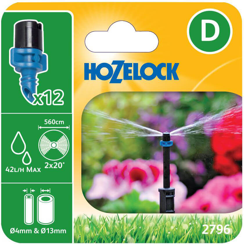 Hozelock MICRO Strip Micro Spray Jet 5/32" / 4mm Pack of 12