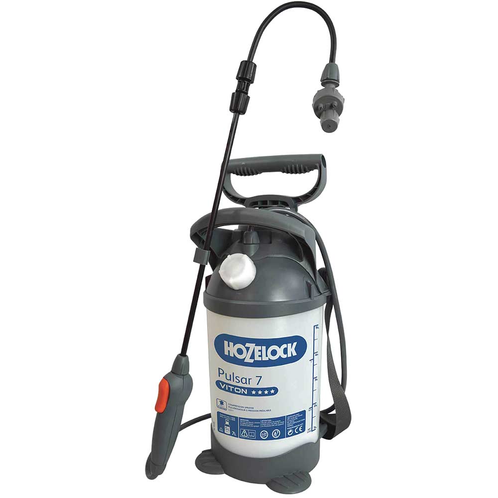 Hozelock PULSAR VITON Chemical Liquid Pressure Sprayer 7l