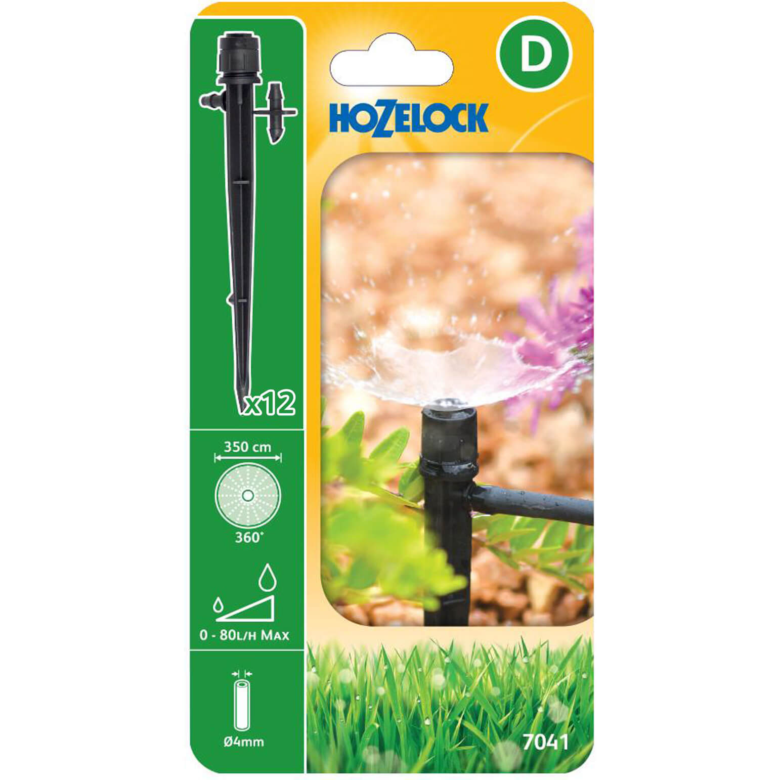 Image of Hozelock MICRO 360° Spectrum Adjustable End Line Sprinkler 5/32" / 4mm Pack of 12