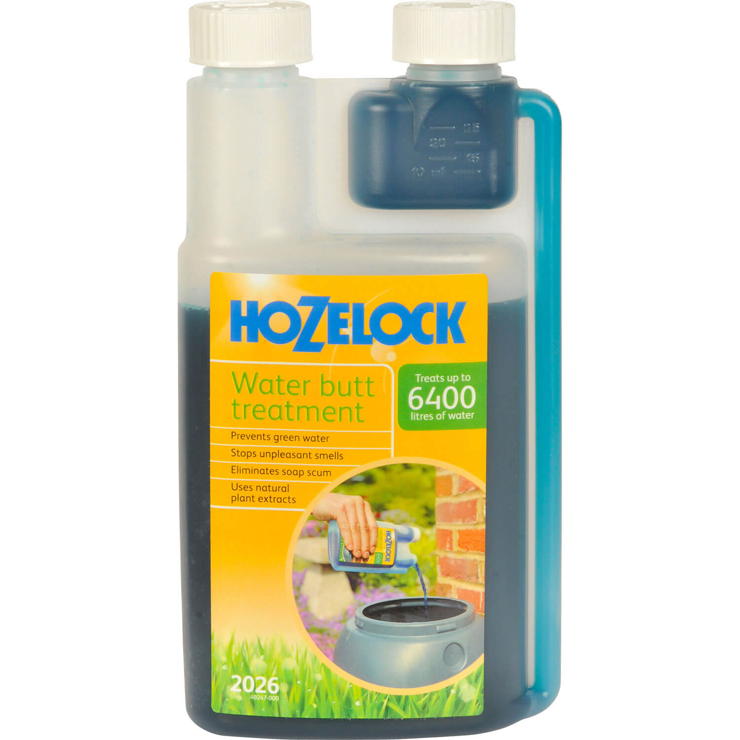 Image of Hozelock Water Butt Odour and Scum Water Treatment 500ml