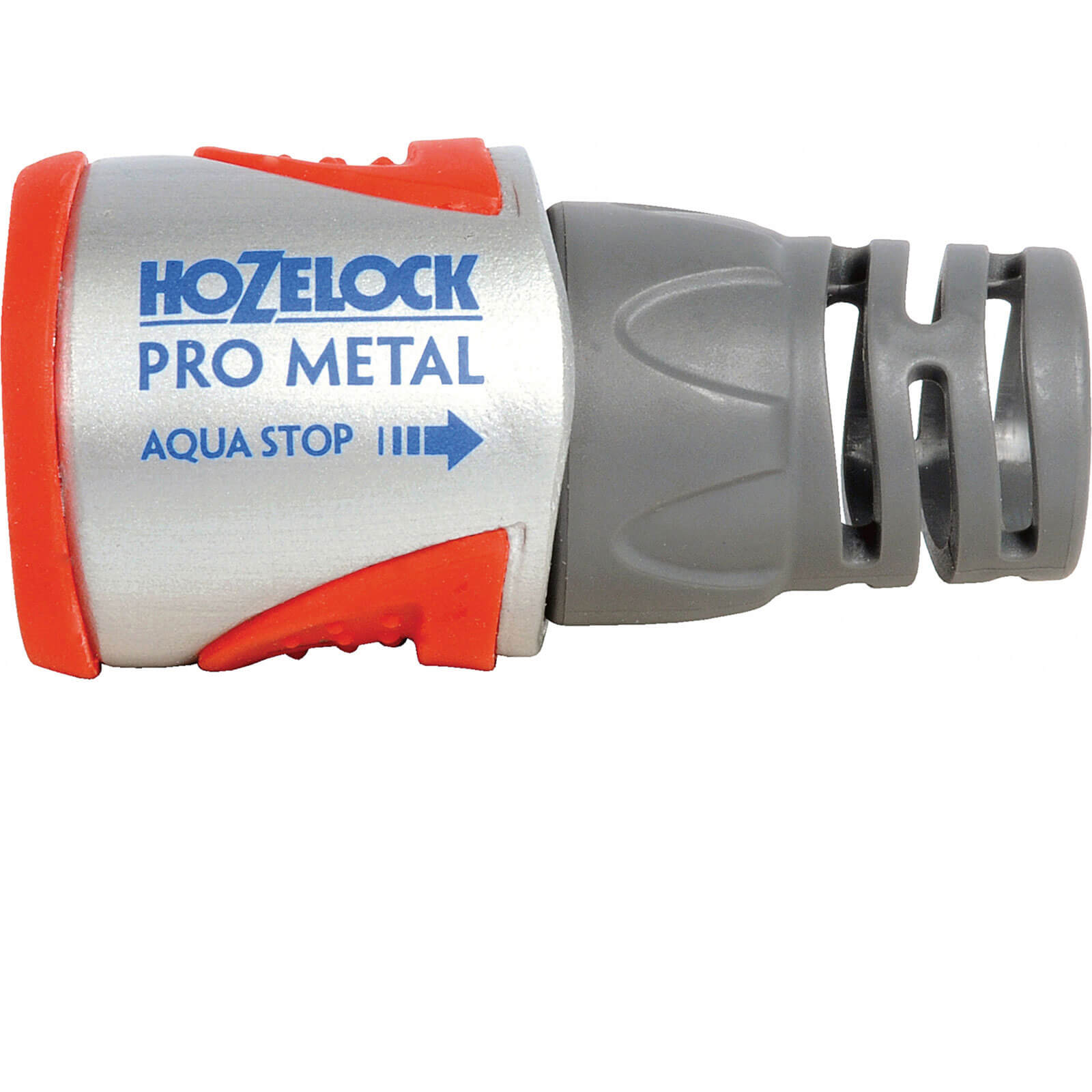 Image of Hozelock Pro Metal AquaStop Hose Pipe Connector 1/2" / 12.5mm Pack of 1