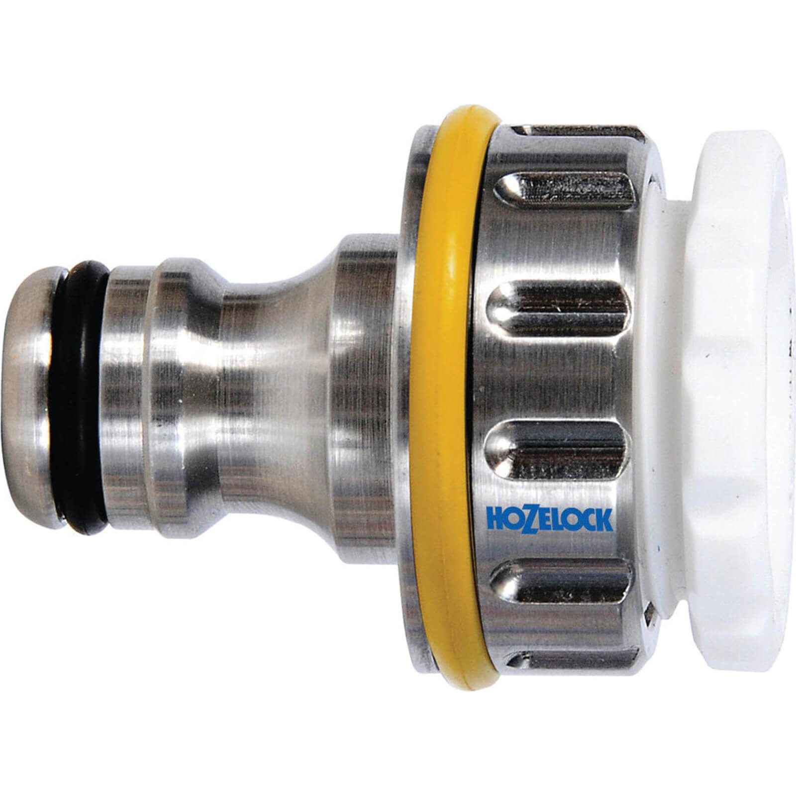 Image of Hozelock Pro Metal Threaded Tap Hose Pipe Connector 26.5mm